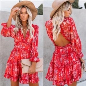 Saints & Secrets Floral Shake It Up Dress